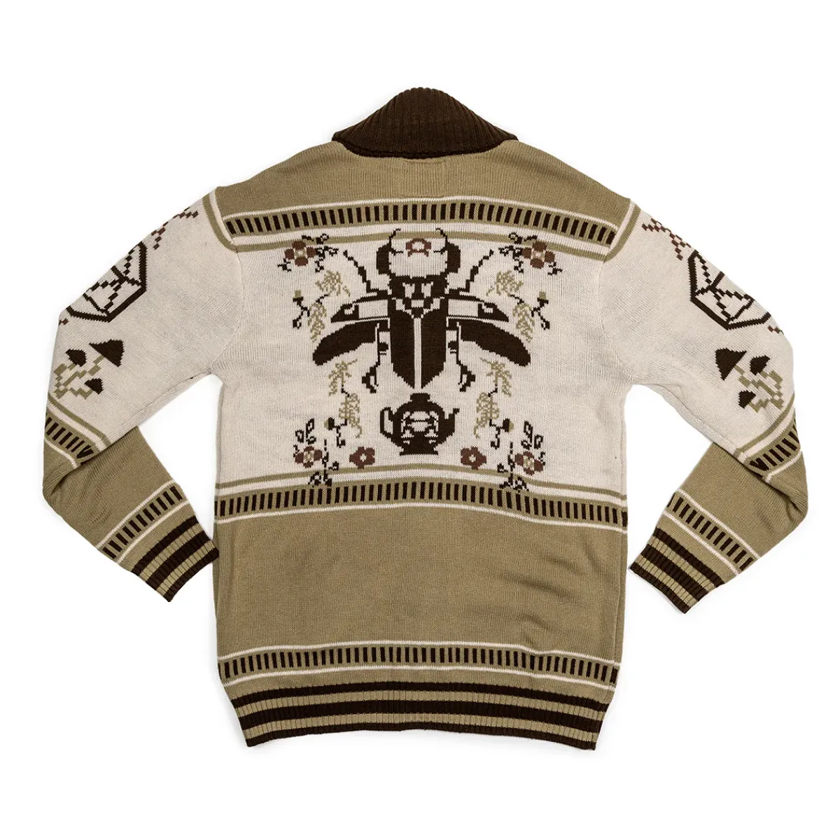 Critical Role Sweaters & Hoodies>Beauty of Exandria: The Wildes - Caduceus Clay Cardigan Sweater