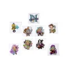 Critical Role Decals And Stickers>Bells Hells Chibi Vinyl Decals Set 9-Pack