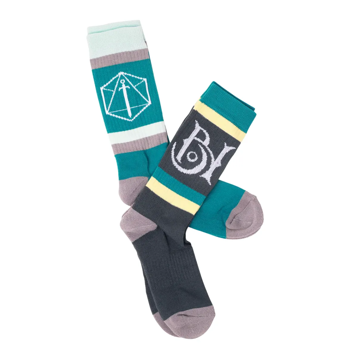 Critical Role Socks>Bells Hells Retro Crew Socks 2-Pack