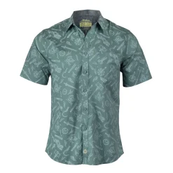 Critical Role Polo & Button Down Shirts>Bells Hells Weapons Button Down Short Sleeve Shirt