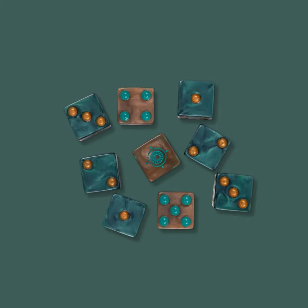 Critical Role Dice And Dice Bags>Candela Obscura Dice Set