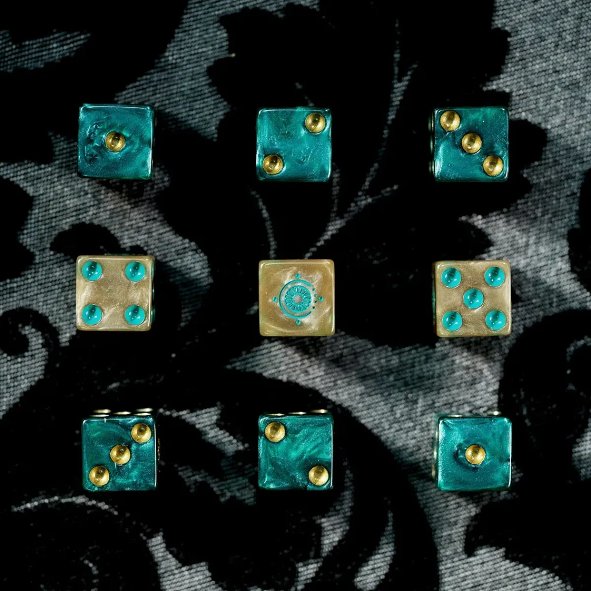 Critical Role Dice And Dice Bags>Candela Obscura Dice Set
