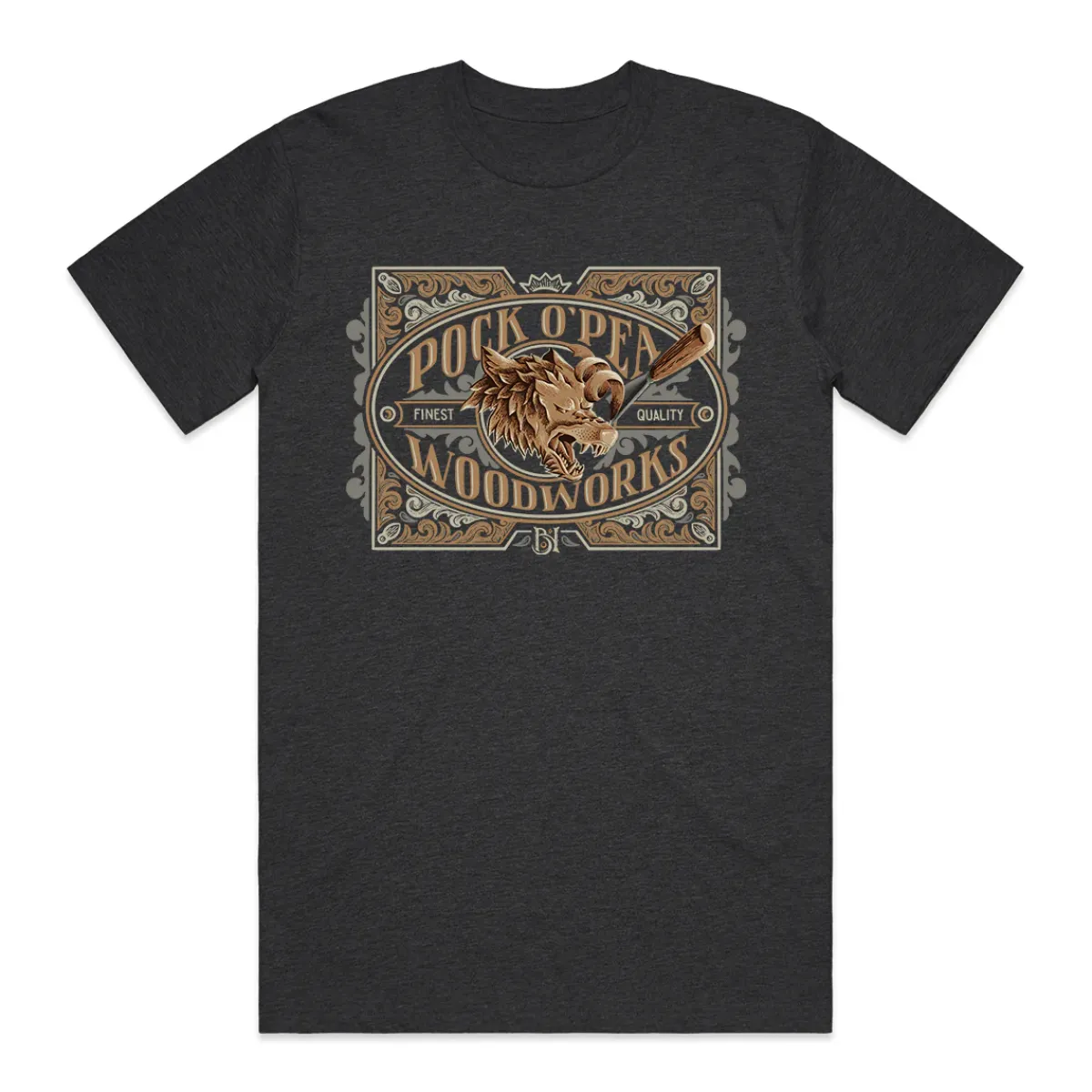 Critical Role T-shirts>Chetney Pock O'Pea Woodworks T-Shirt