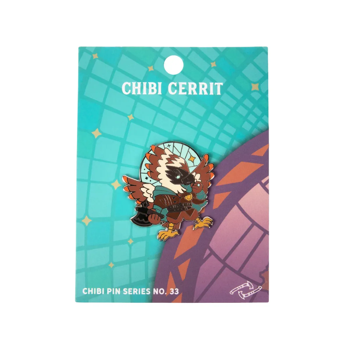Critical Role Pins>Chibi Pin No. 33 - Cerrit Agrupnin
