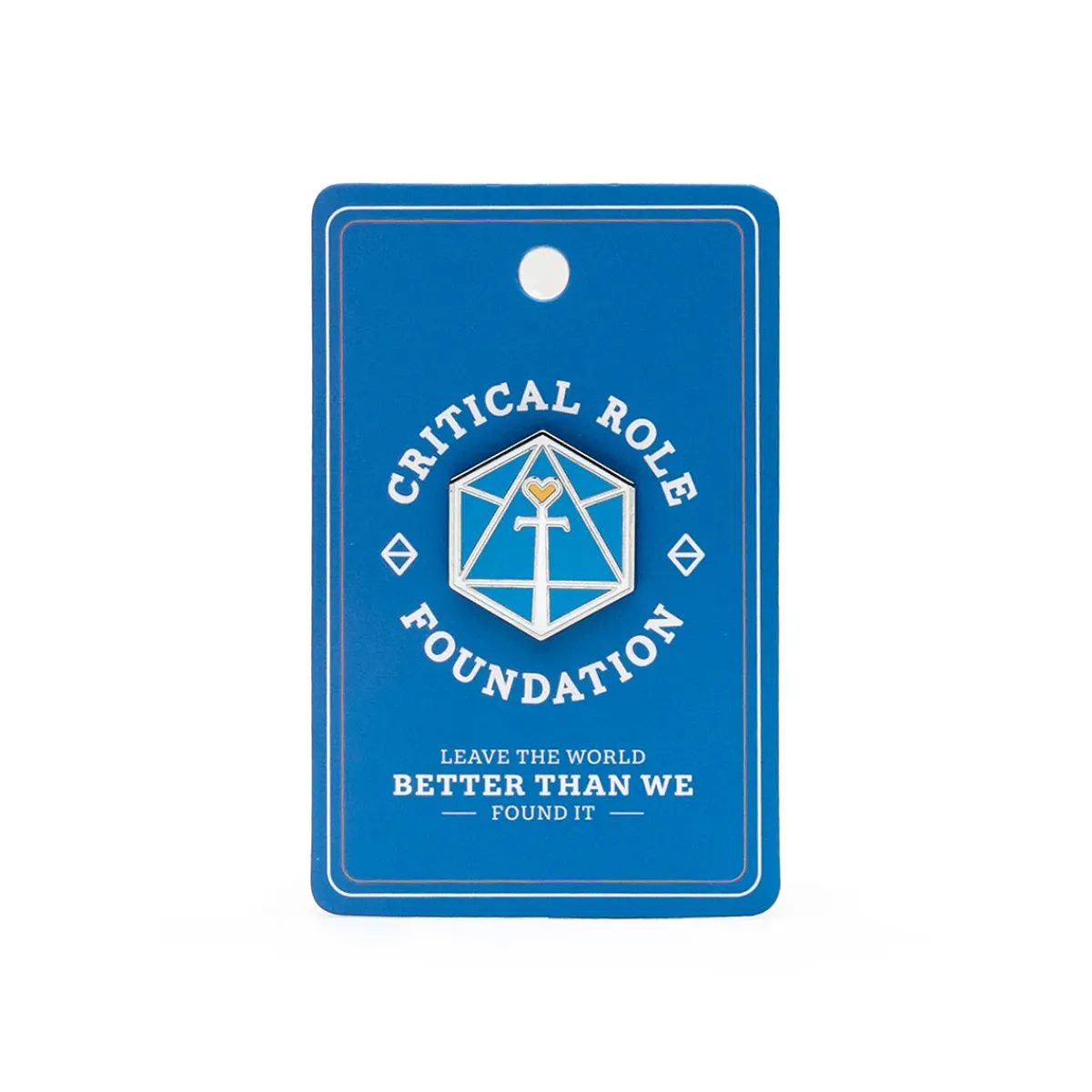Critical Role Pins>Foundation Enamel Pin