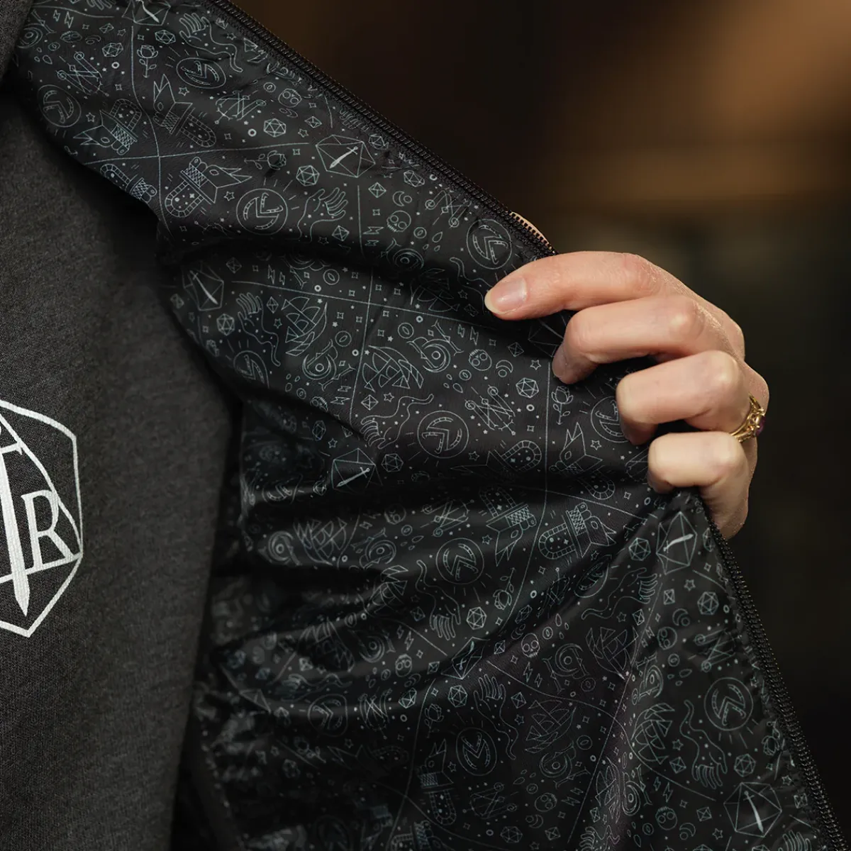 Critical Role Jackets>Quilted Puffer Jacket