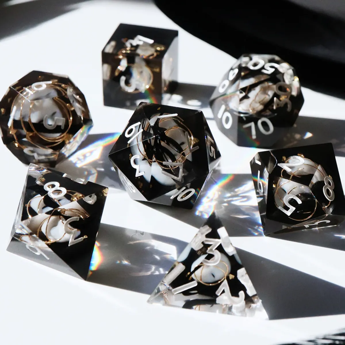 Critical Role Dice And Dice Bags>Matron of Ravens Dice Set