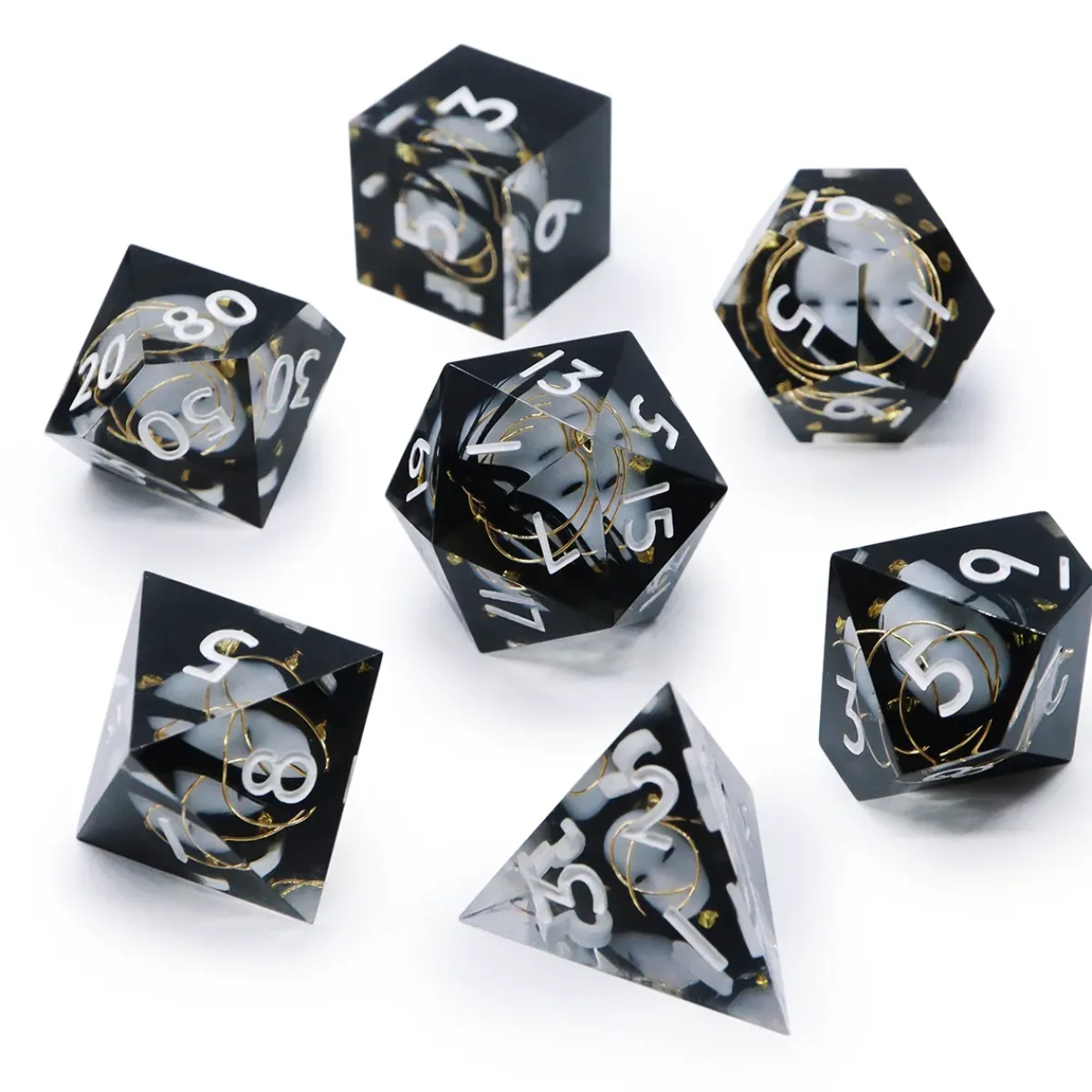 Critical Role Dice And Dice Bags>Matron of Ravens Dice Set
