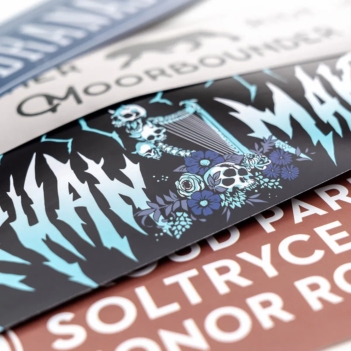 Critical Role Decals And Stickers>Mighty Nein Bumper Sticker 4-Pack Set