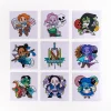 Critical Role Decals And Stickers>Mighty Nein Chibi Vinyl Decals