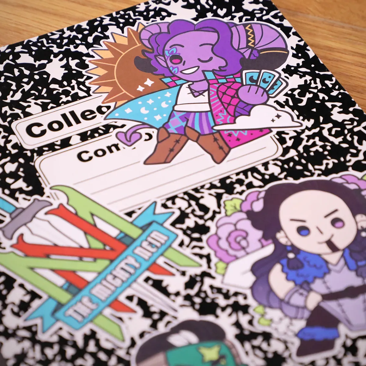 Critical Role Decals And Stickers>Mighty Nein Chibi Vinyl Decals