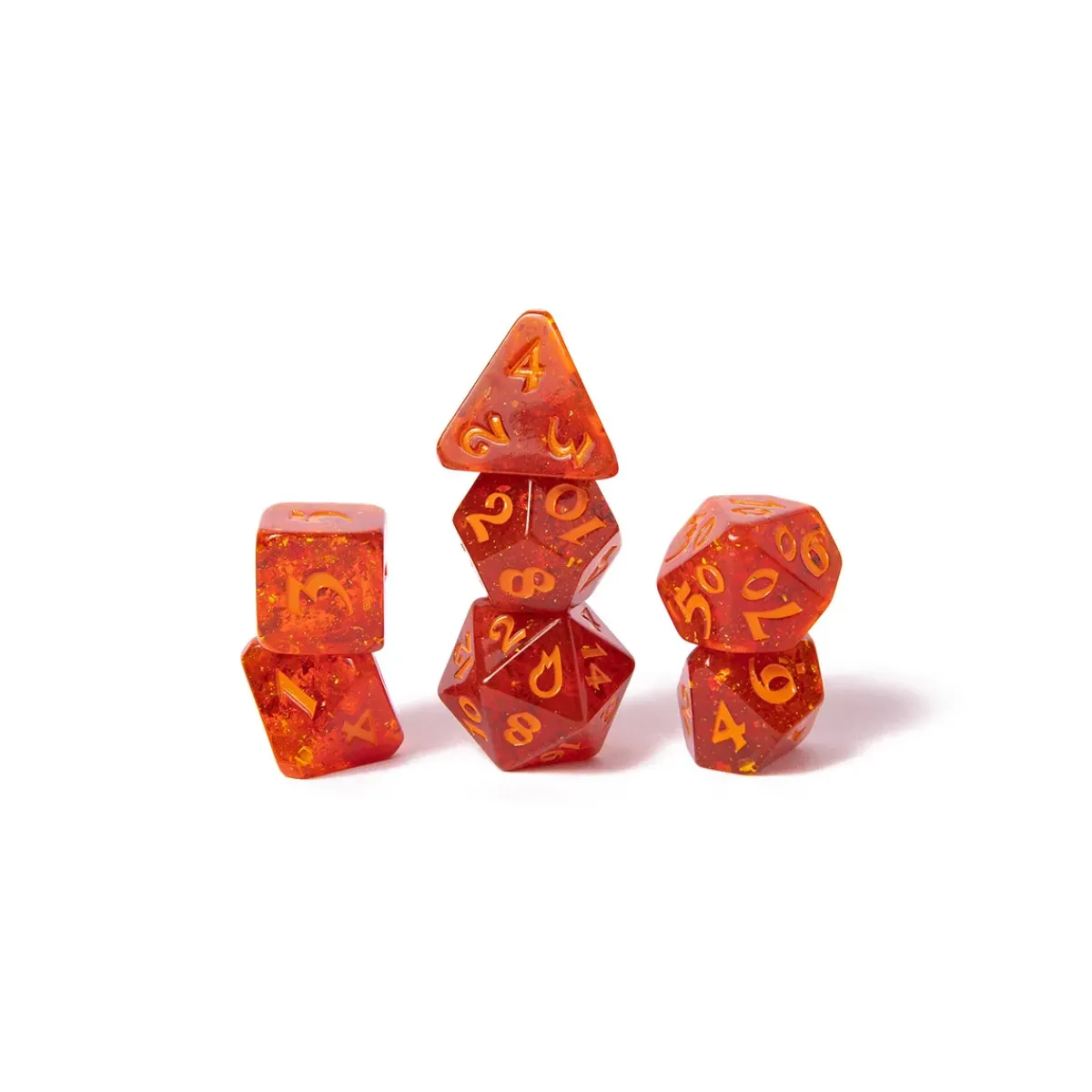 Critical Role Dice And Dice Bags>Mighty Nein Dice Set: Caleb Widogast