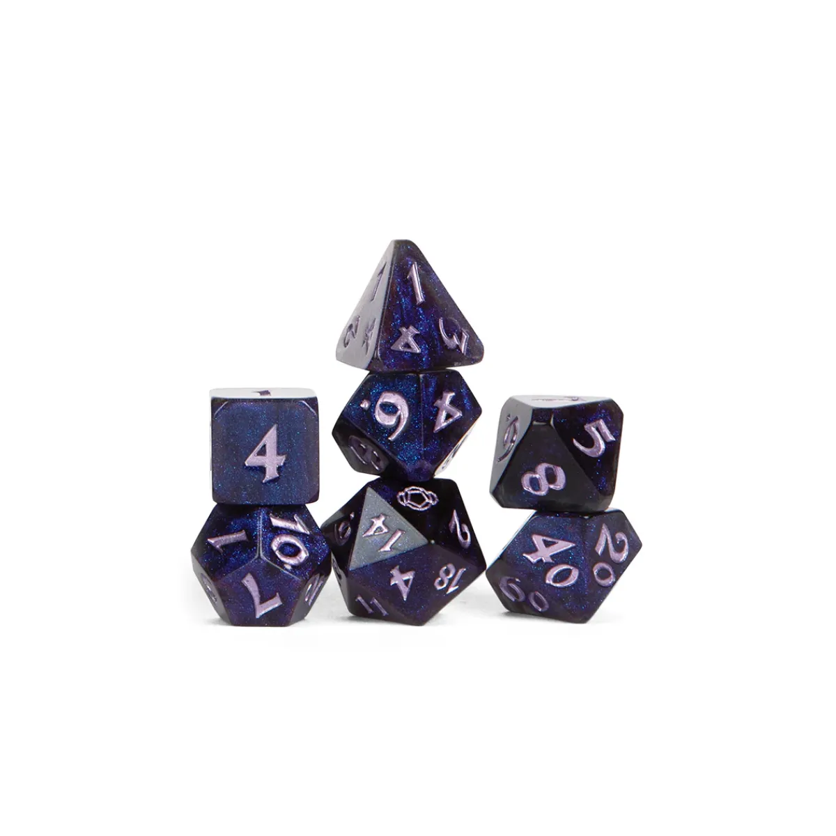 Critical Role Dice And Dice Bags>Mighty Nein Dice Set: Essek Thelyss
