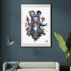 Critical Role Prints>Mighty Nein 50th Episode Art Print by Matteo Scalera & Moreno Dinisio