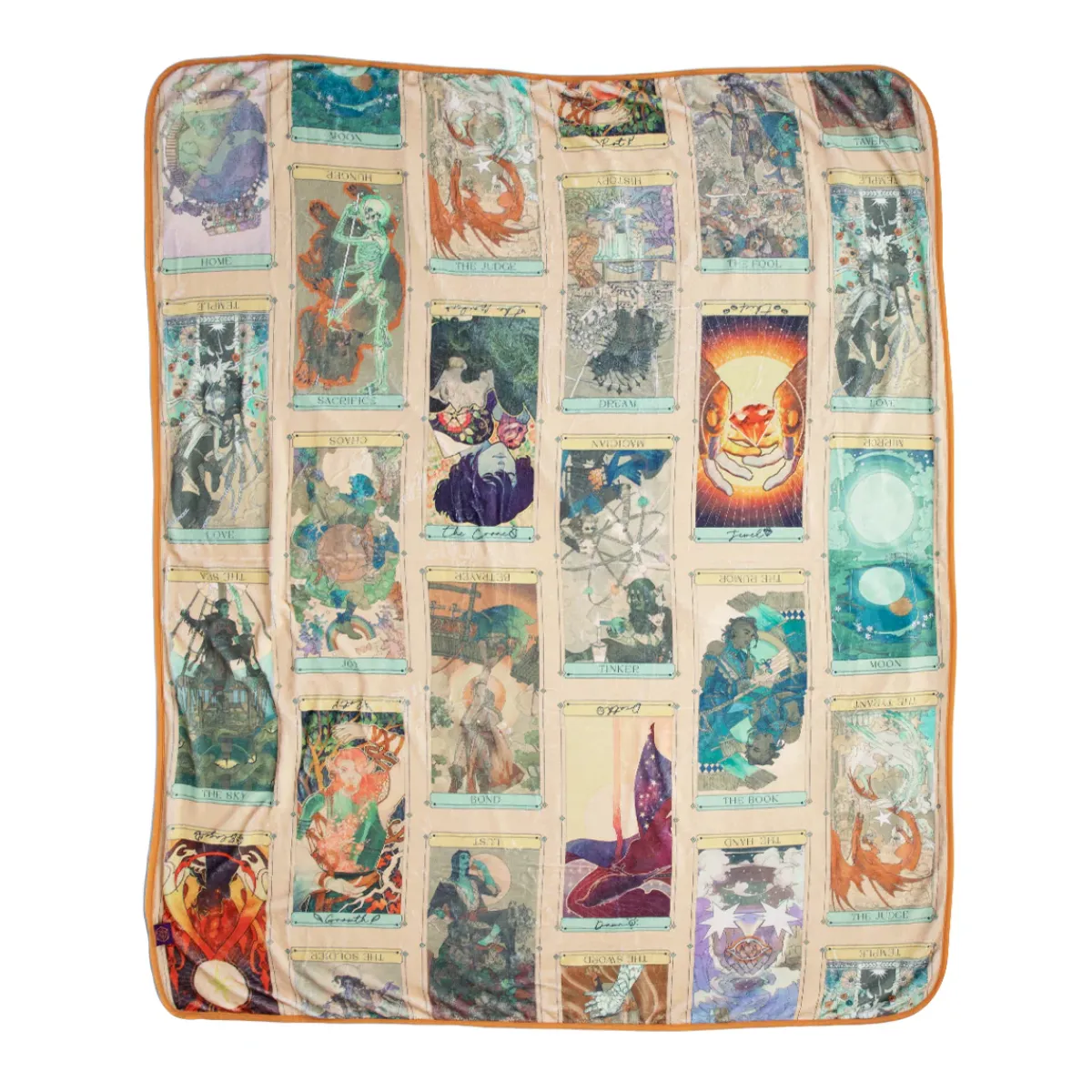 Critical Role Blanket>Oracle of the Moon Tarot Blanket
