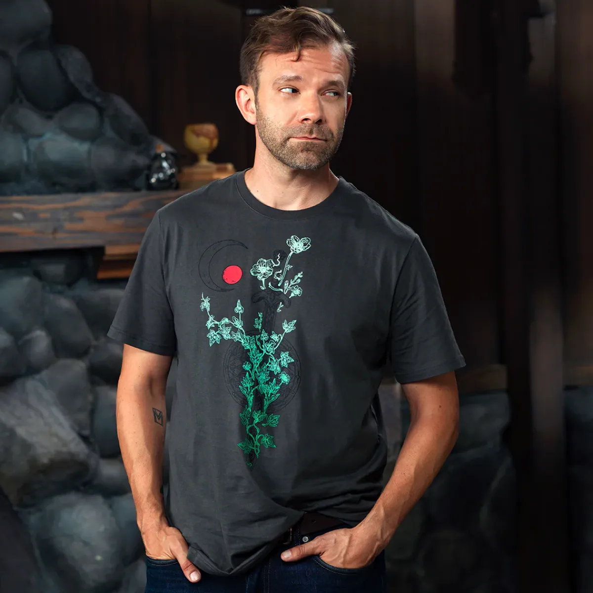 Critical Role T-shirts>Orym, Of The Air Ashari T-Shirt