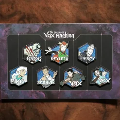 Critical Role Pins>The Legend of Vox Machina Pin Set 7-Pack