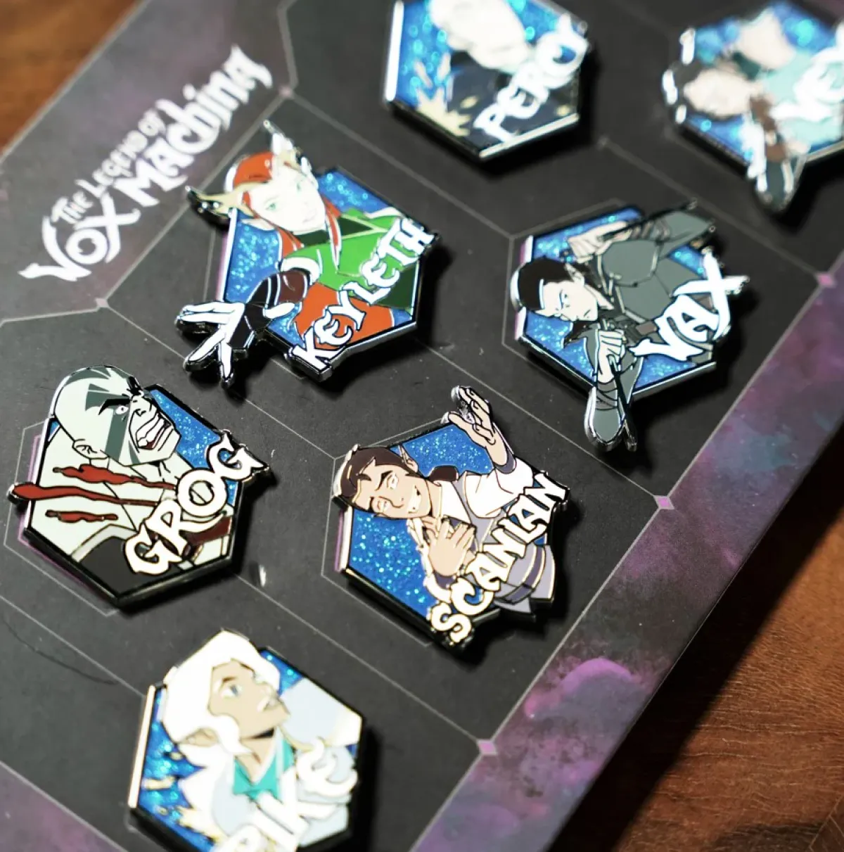Critical Role Pins>The Legend of Vox Machina Pin Set 7-Pack