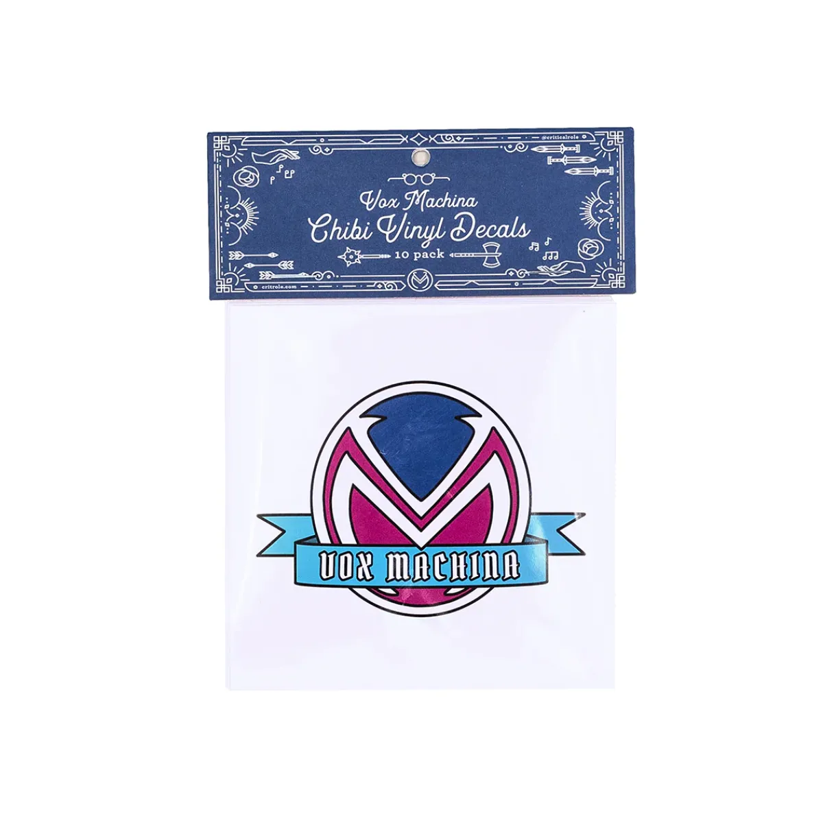 Critical Role Decals And Stickers>Vox Machina Chibi Vinyl Decals Set 10-Pack