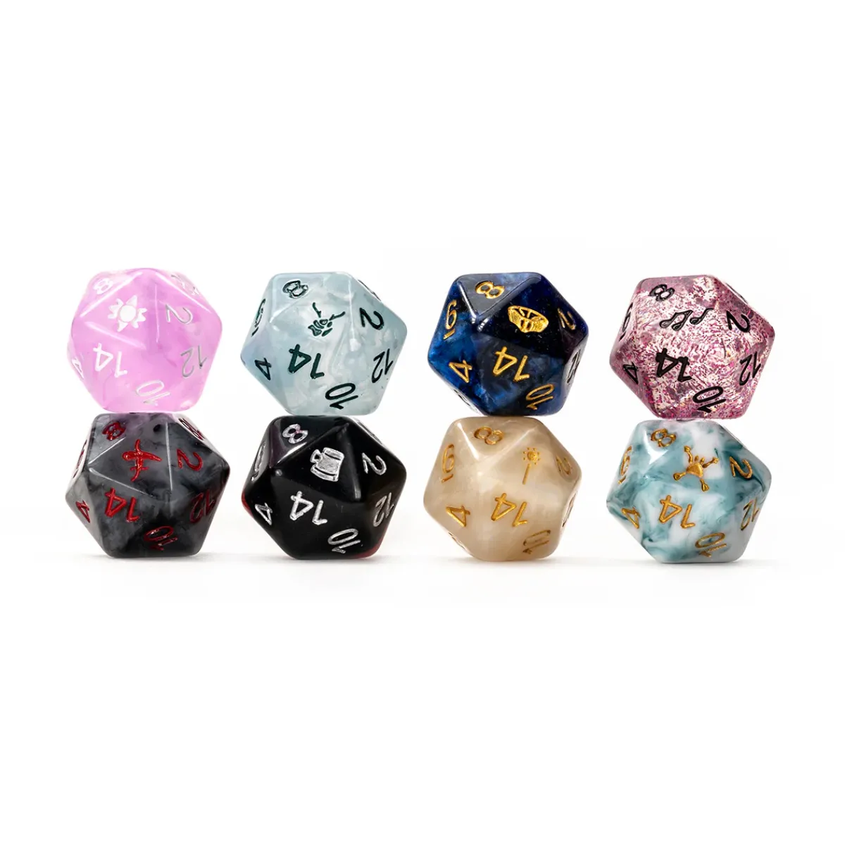 Critical Role Dice And Dice Bags>Vox Machina d20 Dice Set